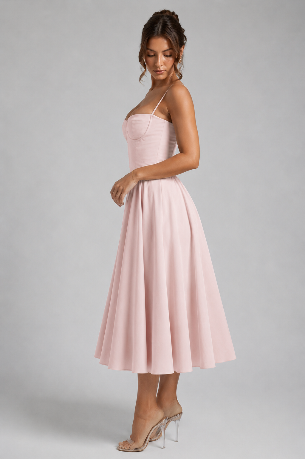 Women's Corset Midi Dress