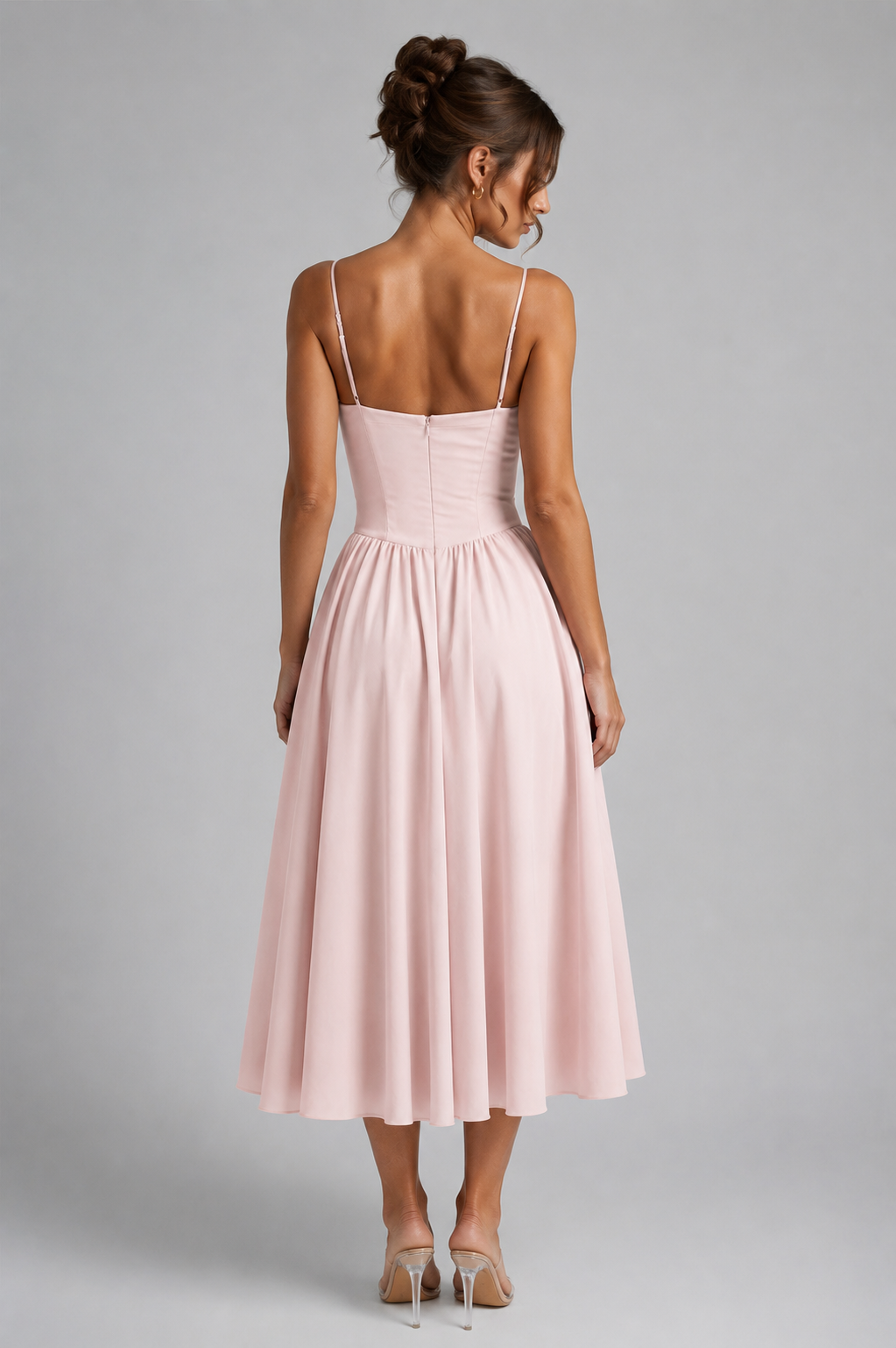 Women's Corset Midi Dress