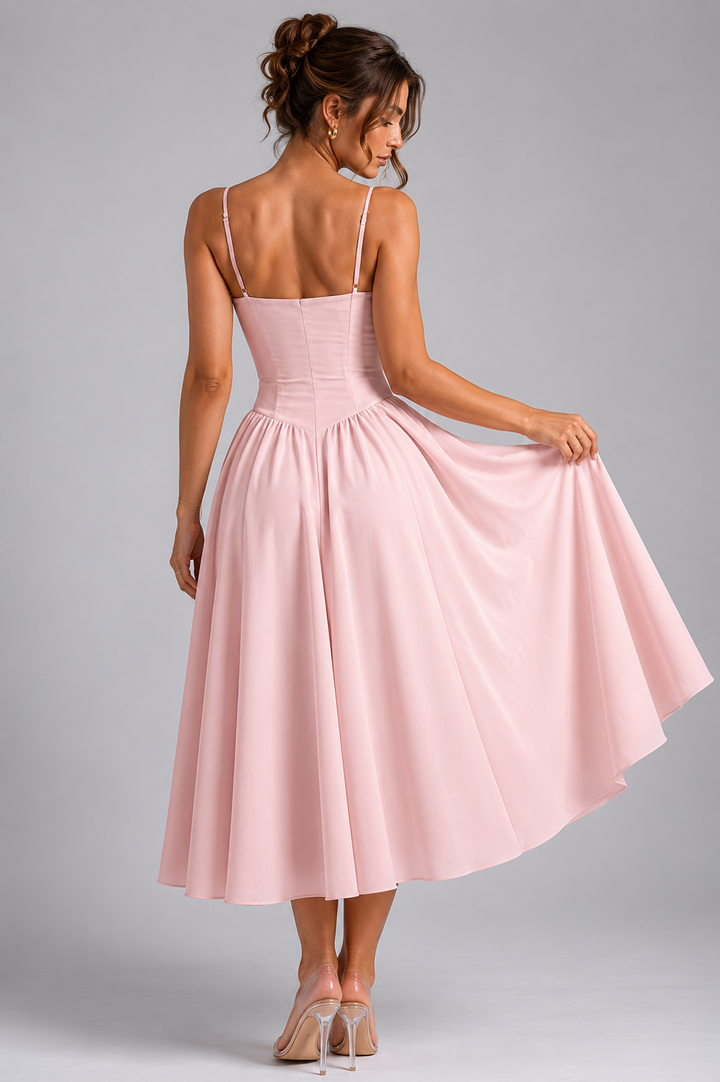 Women's Corset Midi Dress