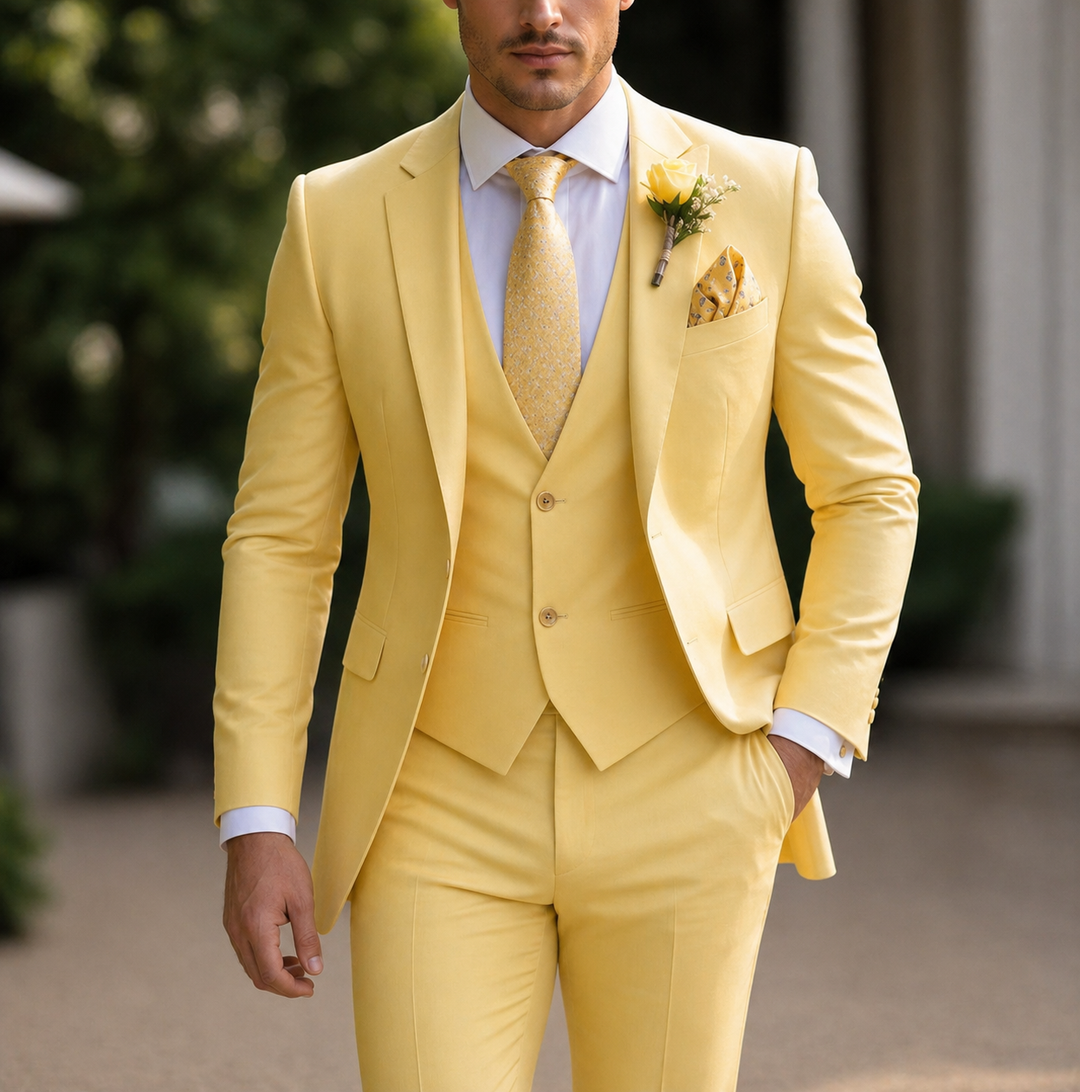 Adriano | Men's Three-Piece Suit with a Modern Cut