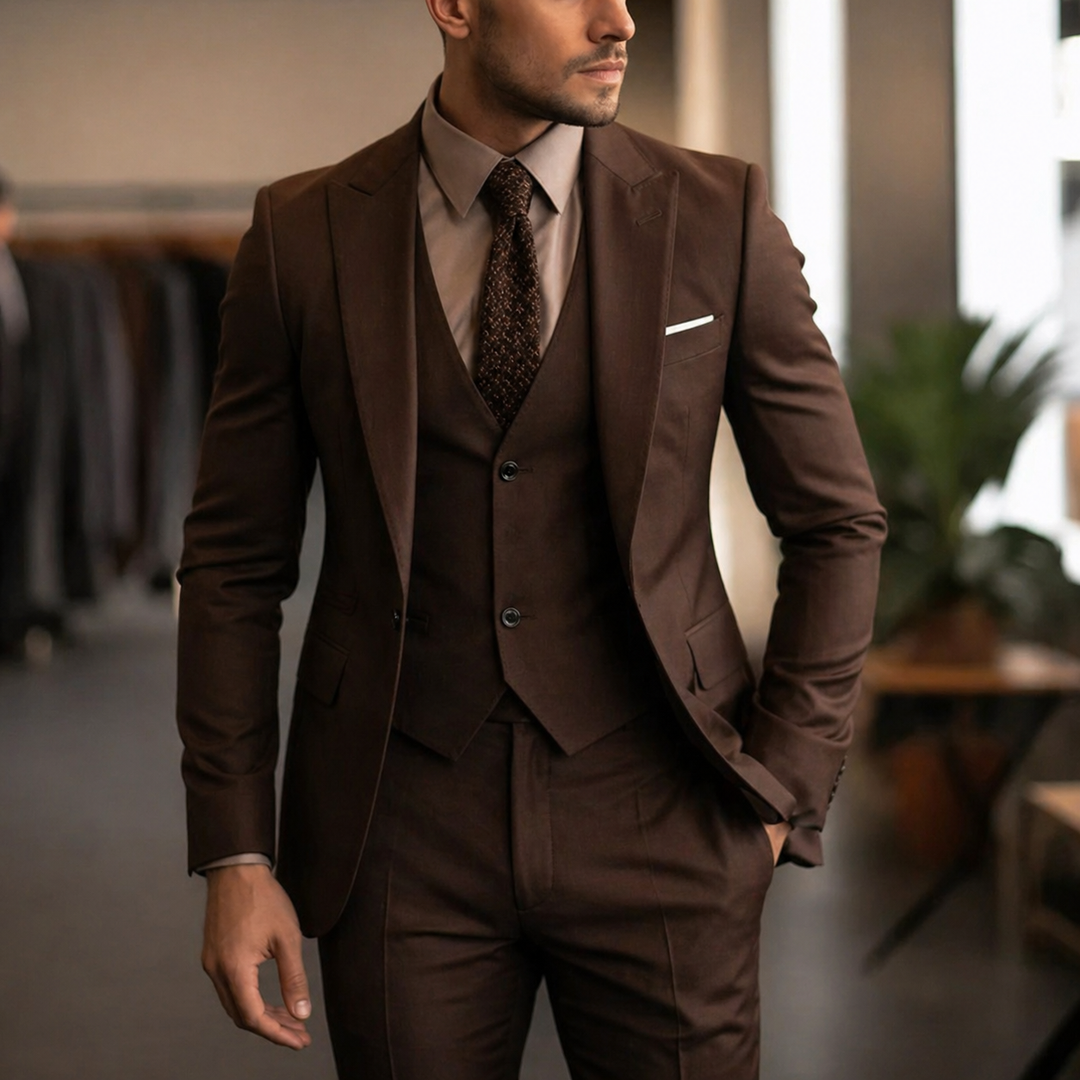 Adriano | Men's Three-Piece Suit with a Modern Cut