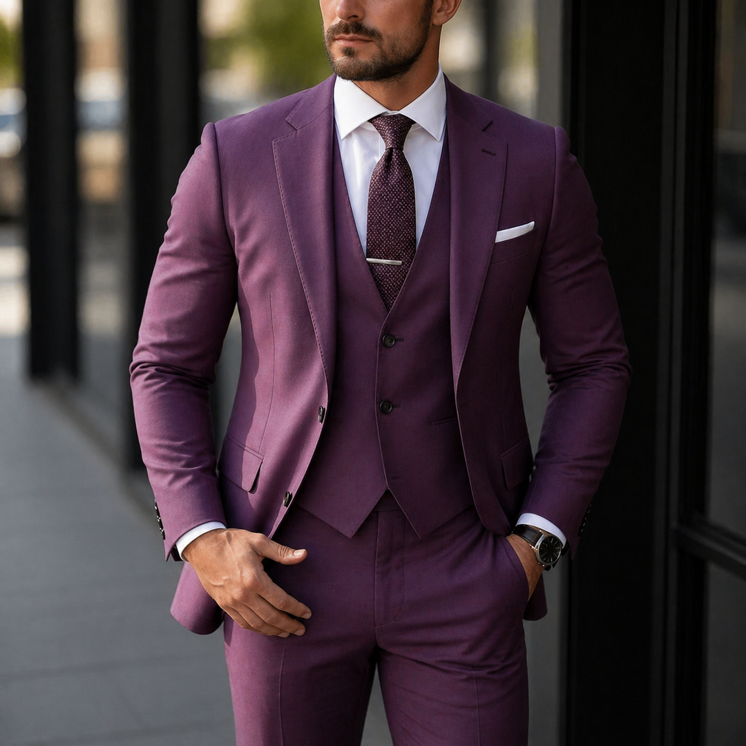 Adriano | Men's Three-Piece Suit with a Modern Cut