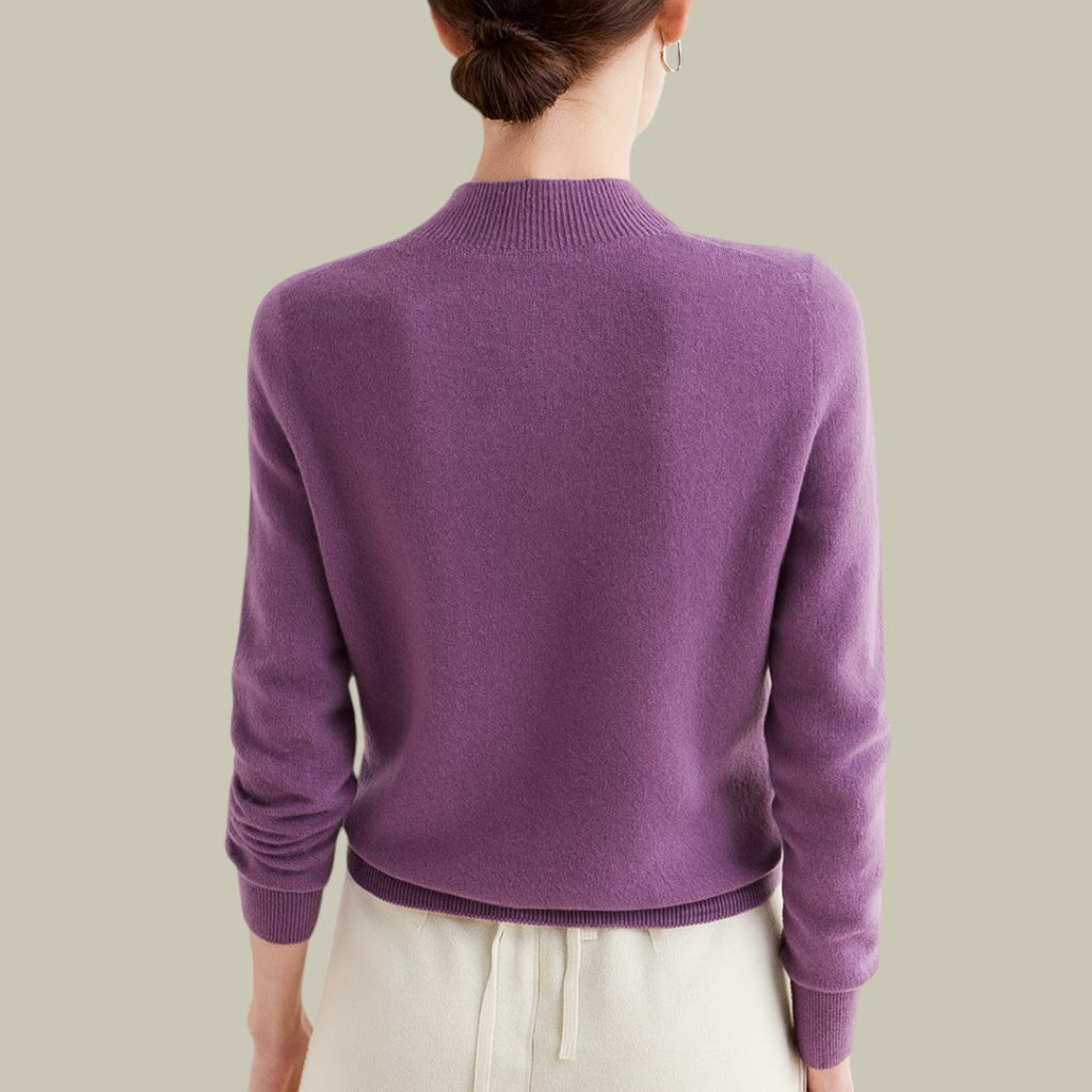 Women's Merino Wool Roll Neck Jumper