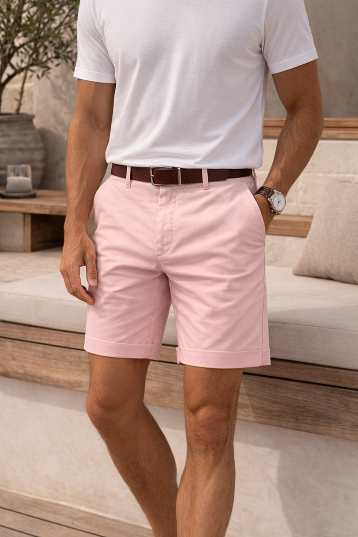 Men's Tailored Cotton Shorts