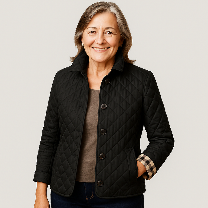 Margot | Quilted Jacket with Classic Collar