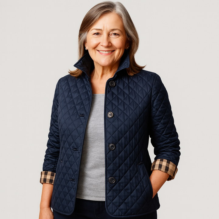 Margot | Quilted Jacket with Classic Collar