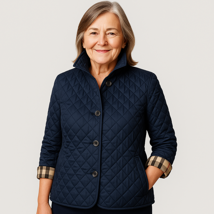 Margot | Quilted Jacket with Classic Collar