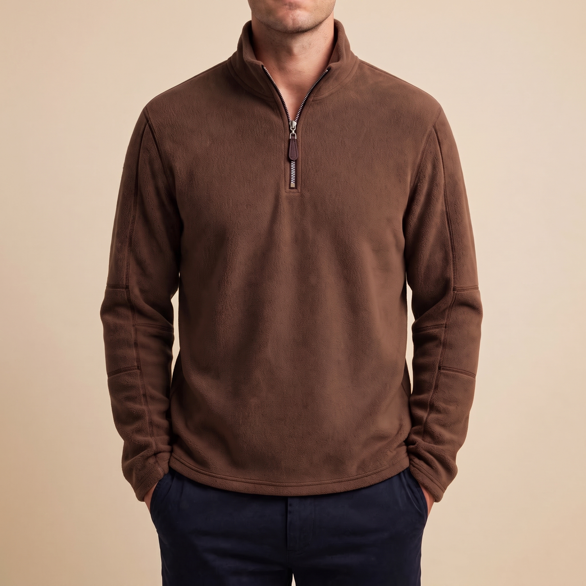 Men's Fleece Quarter Zip Jumper
