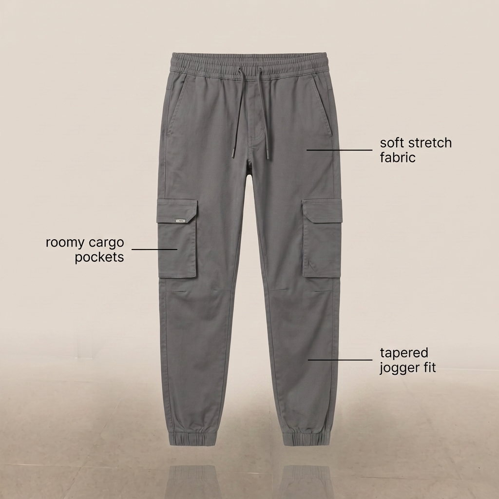 Men's Cargo Joggers
