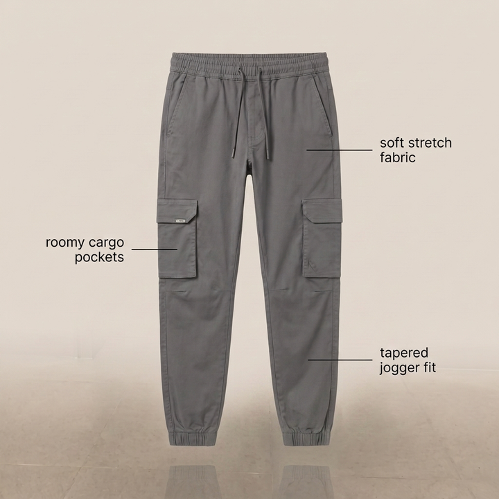 Men's Cargo Joggers