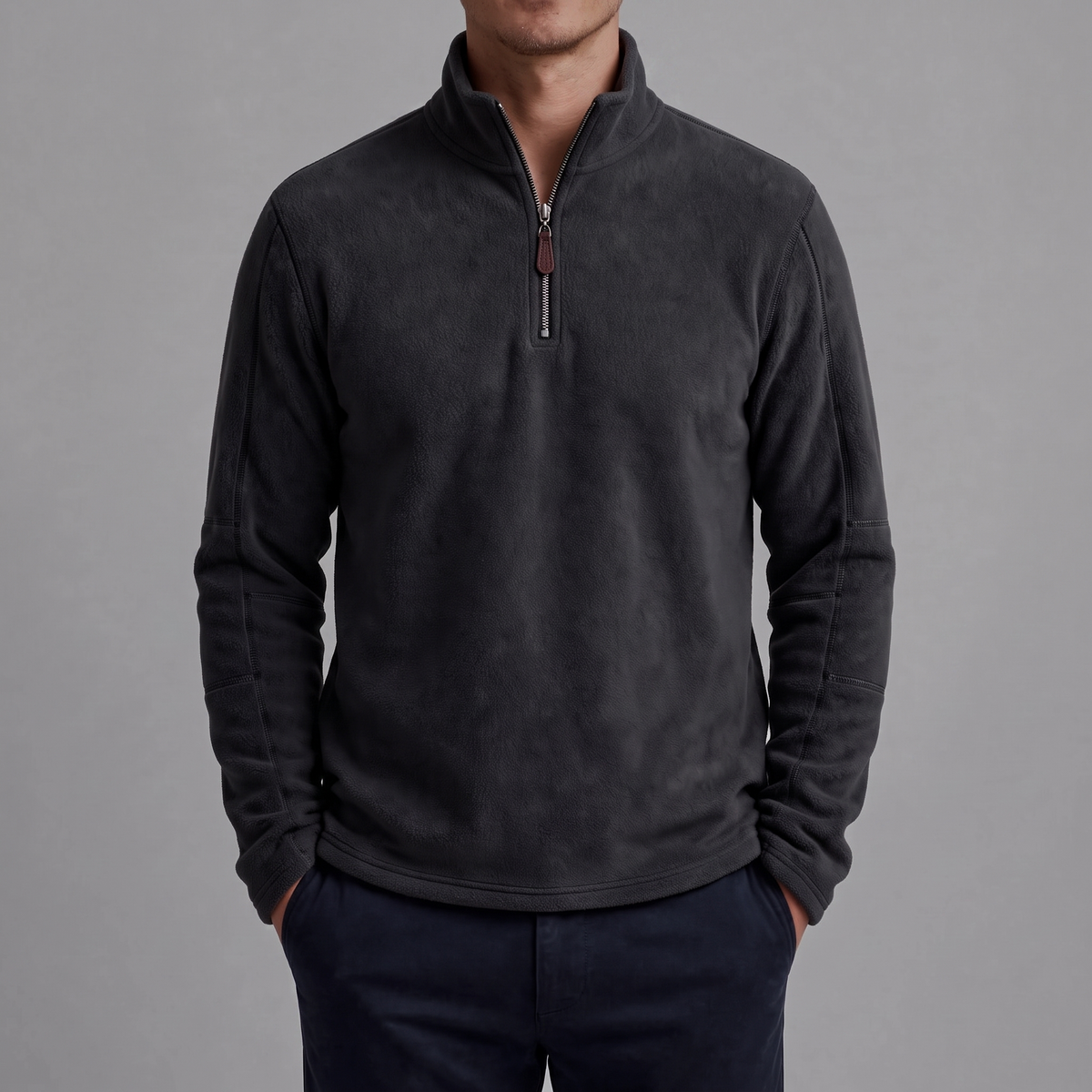 Men's Fleece Quarter Zip Jumper