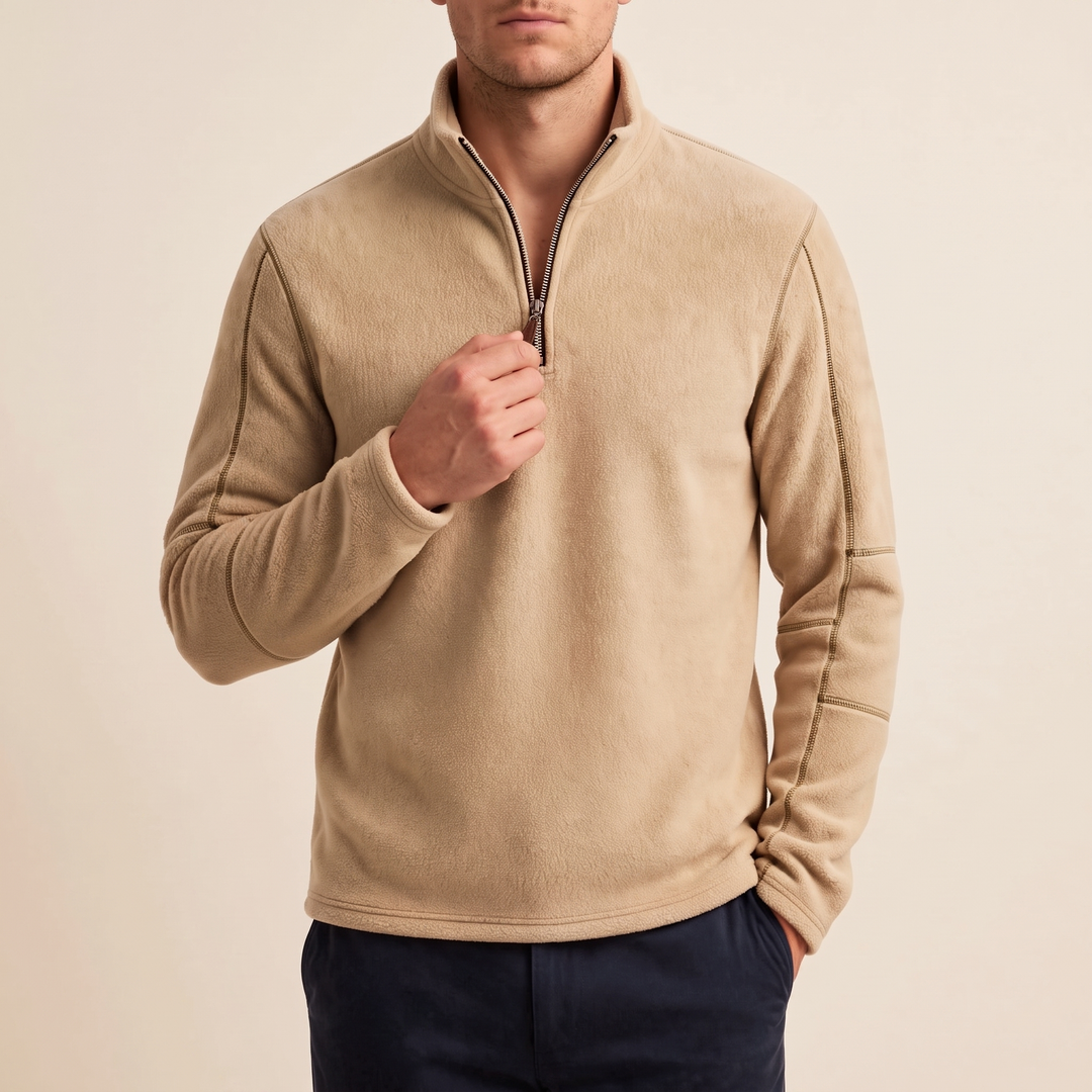 Men's Fleece Quarter Zip Jumper
