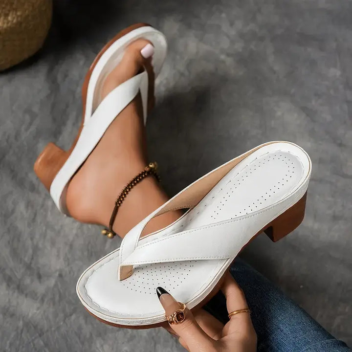 Women's Orthopaedic Heeled Slippers