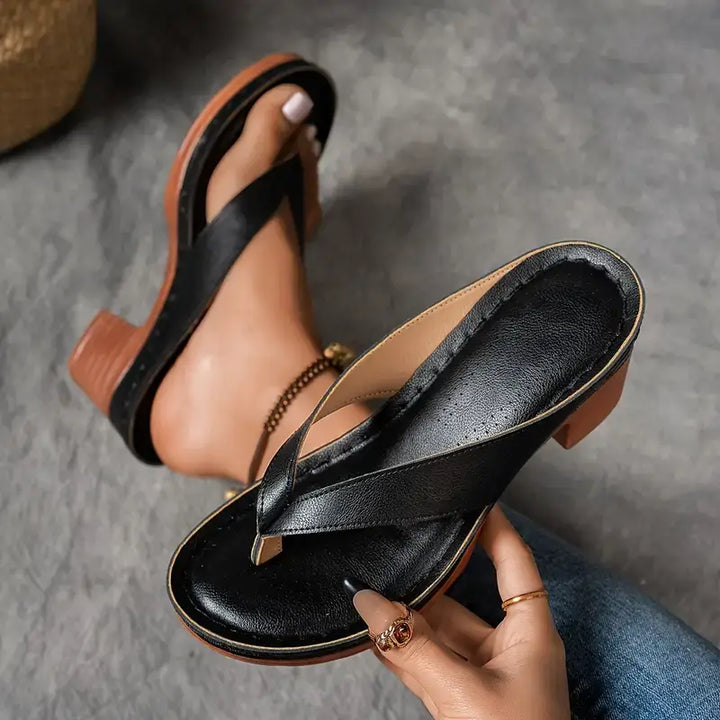 Women's Orthopaedic Heeled Slippers