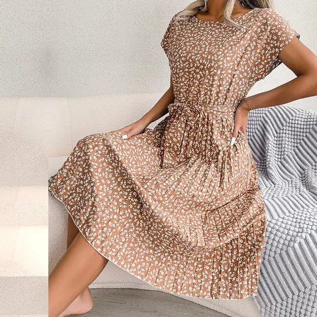 Weronika | Women's Floral Midi Summer Dress