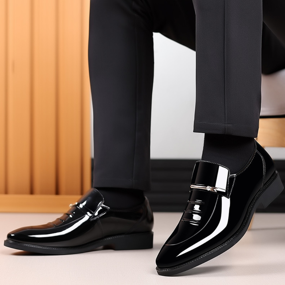 Men's Patent Leather Loafers