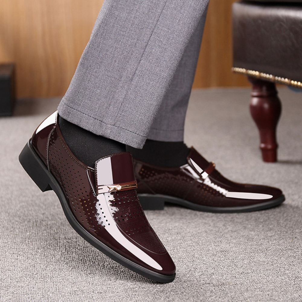 Men's Patent Leather Loafers