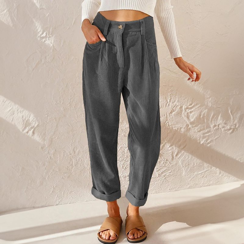 Women's Wide High Waist Trousers
