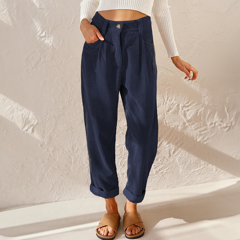 Women's Wide High Waist Trousers