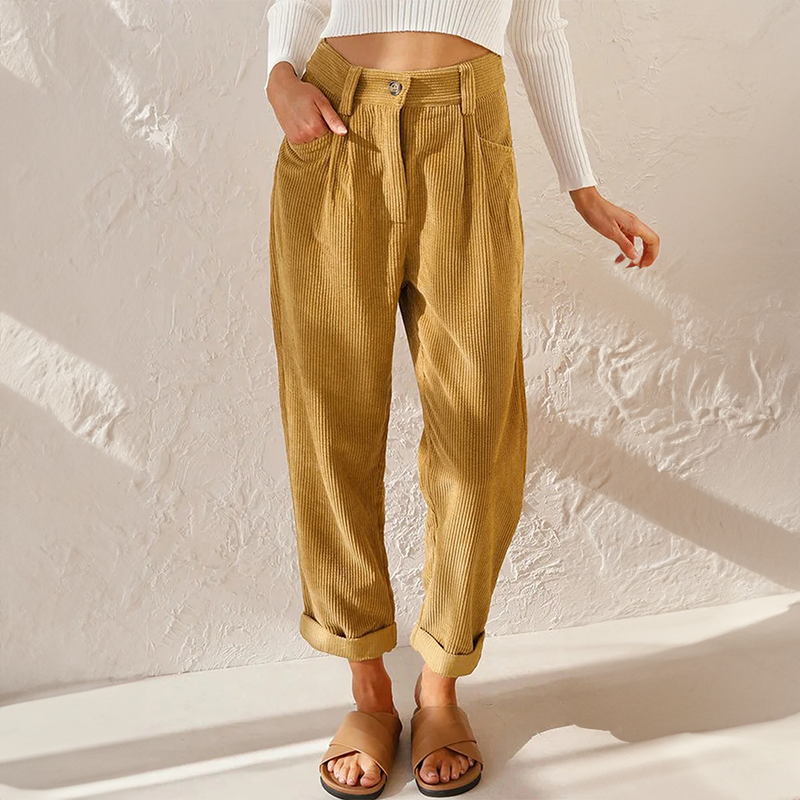 Women's Wide High Waist Trousers
