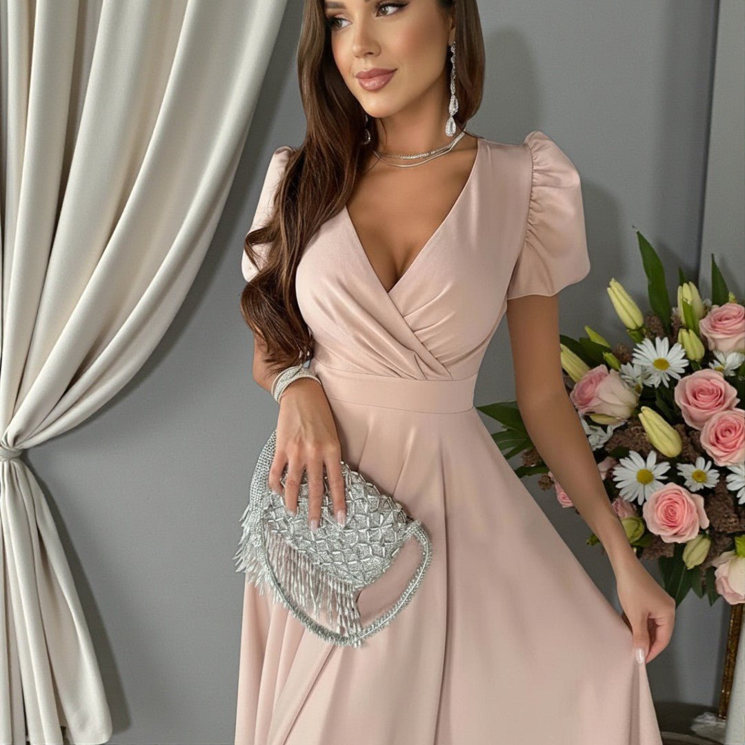 Grażyna | Elegant Midi Dress for a Wedding