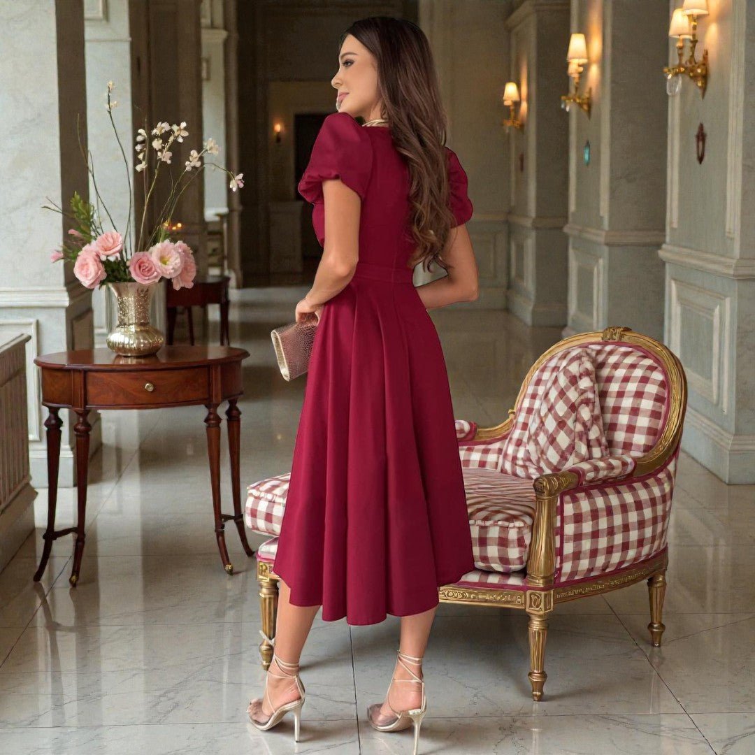 Grażyna | Elegant Midi Dress for a Wedding