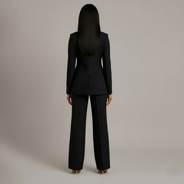 Martyna | Women's Two-Piece Suit with Wide Trousers