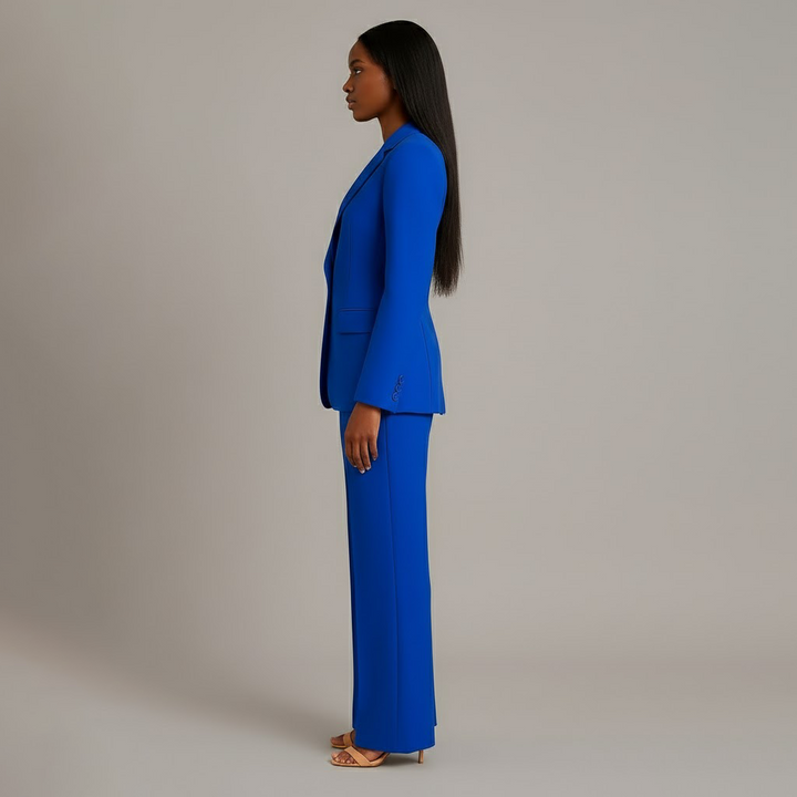 Martyna | Women's Two-Piece Suit with Wide Trousers