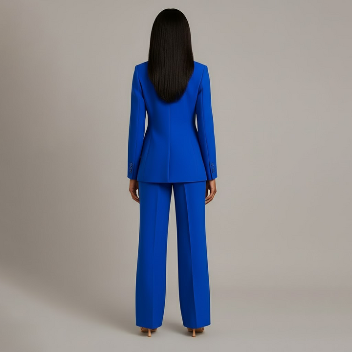 Martyna | Women's Two-Piece Suit with Wide Trousers