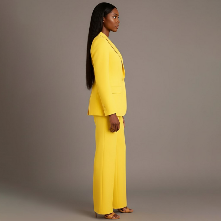 Martyna | Women's Two-Piece Suit with Wide Trousers