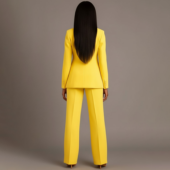 Martyna | Women's Two-Piece Suit with Wide Trousers