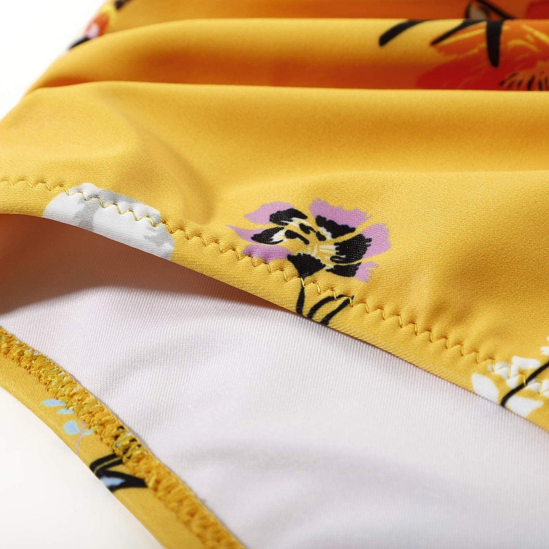 Women's High Waisted Colorful Bikini