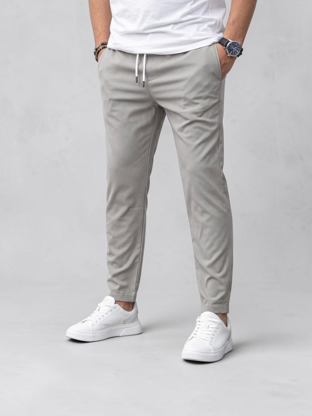 Men's Tailored Drawstring Trousers