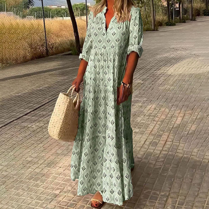 Women's Maxi Long Sleeve Summer Dress
