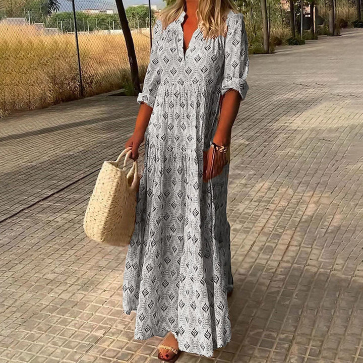 Women's Maxi Long Sleeve Summer Dress