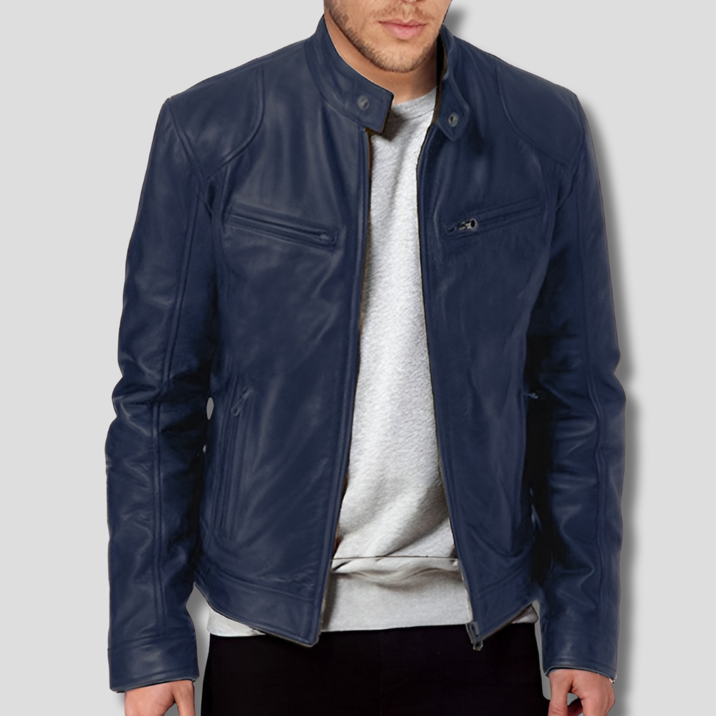 Damian | Elegant Men's Leather Jacket
