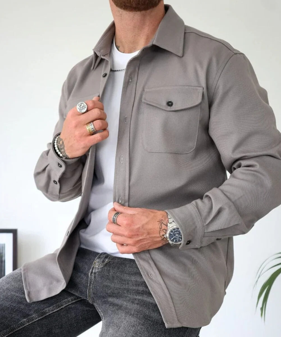 Men's Casual Overshirt