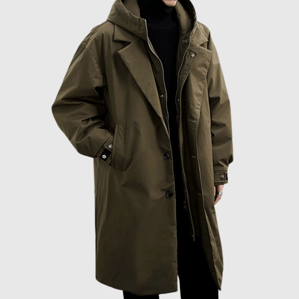 Men's Hooded Raincoat