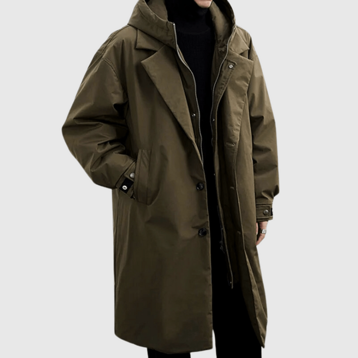 Men's Hooded Raincoat