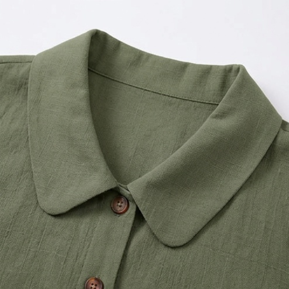 Women's Sleeveless Button Front Blouse