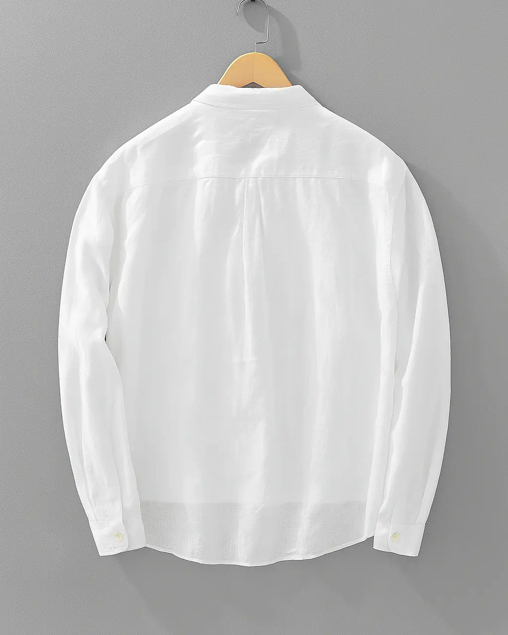 Men's Cotton Linen Popover Shirt