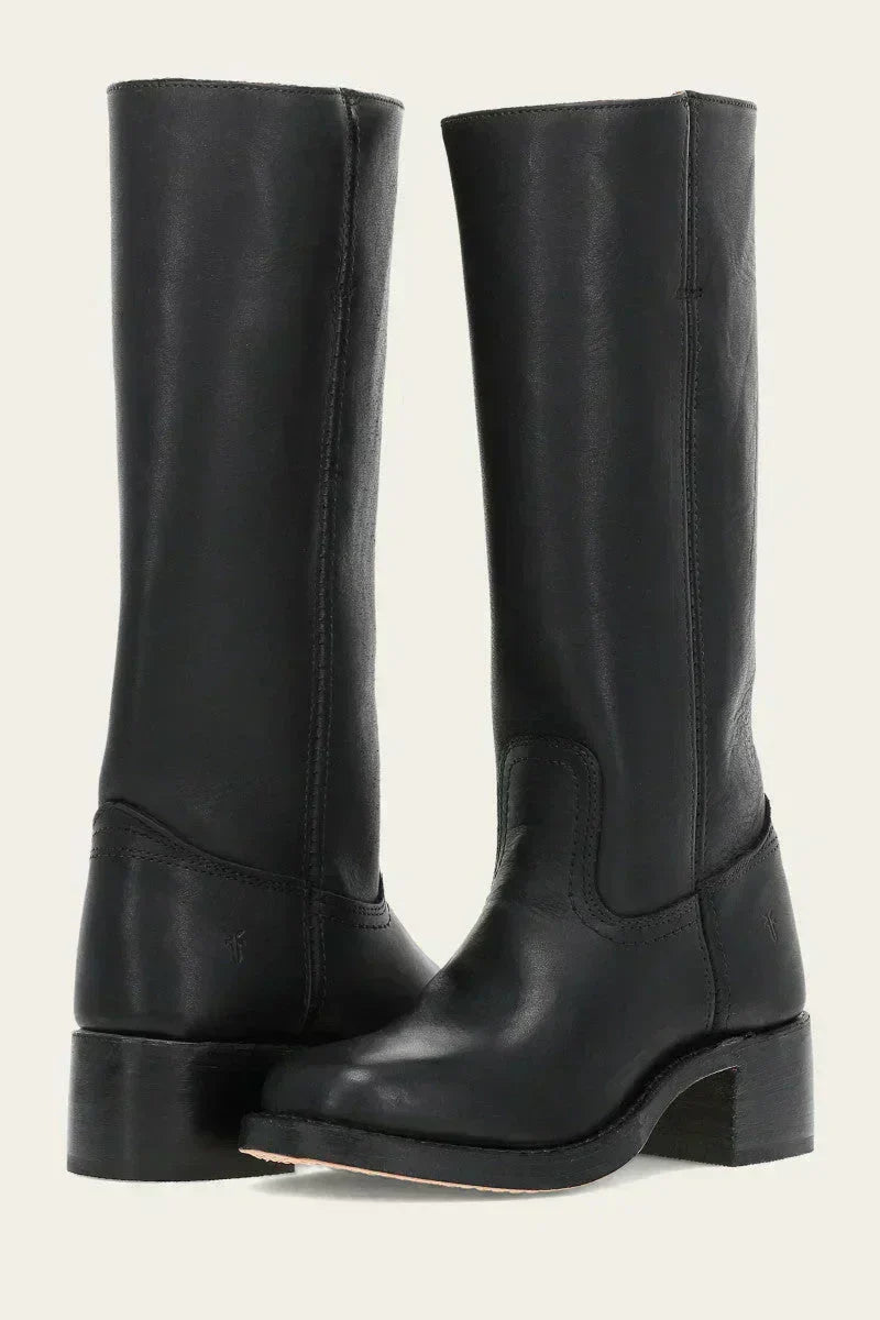 Women's Mid-Calf Block Heel Boots