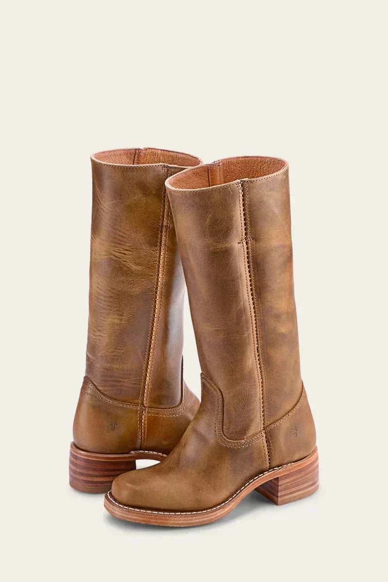 Women's Mid-Calf Block Heel Boots