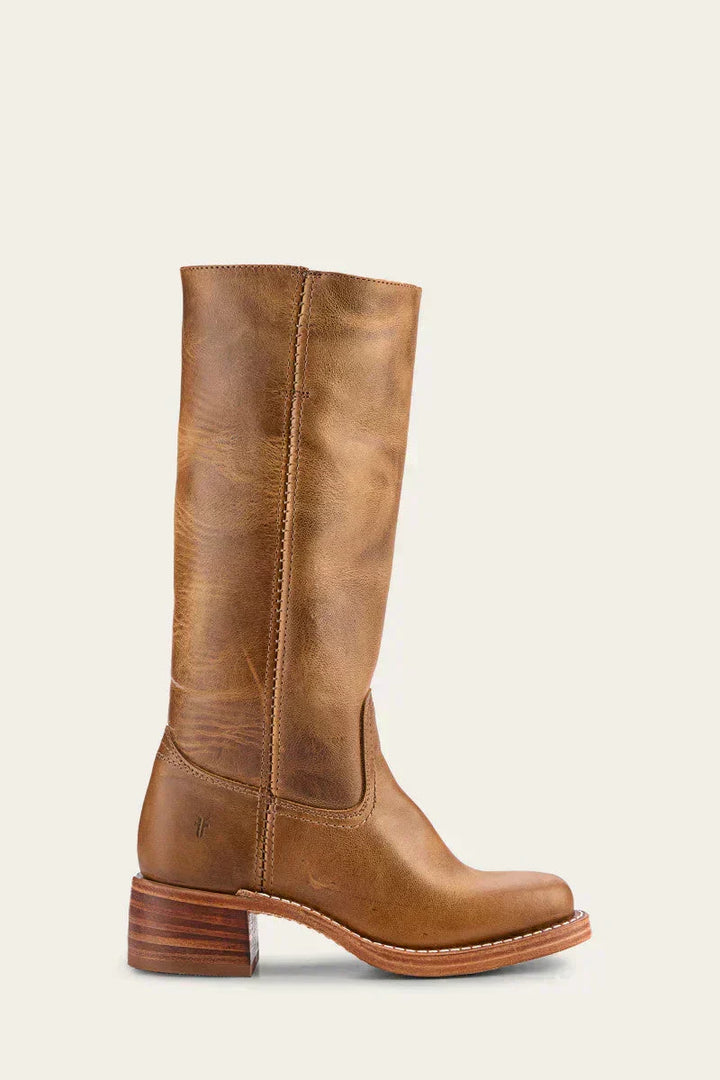 Women's Mid-Calf Block Heel Boots