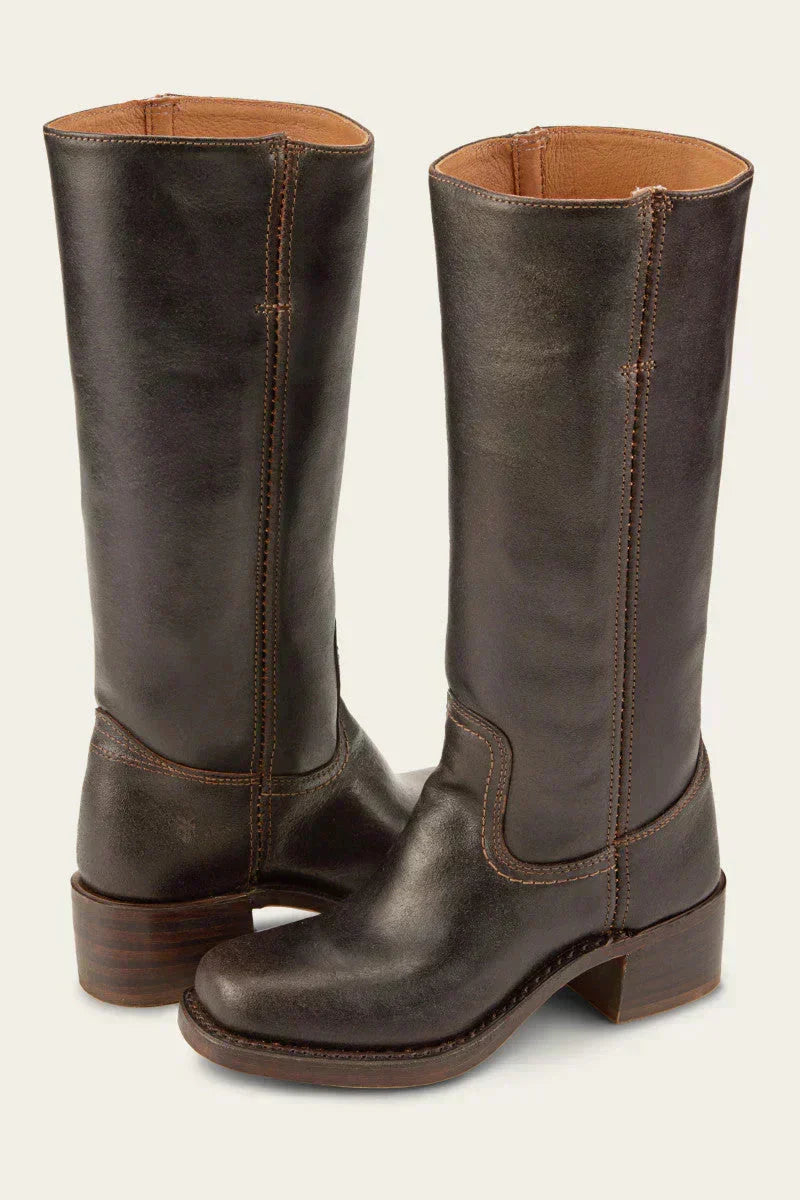 Women's Mid-Calf Block Heel Boots