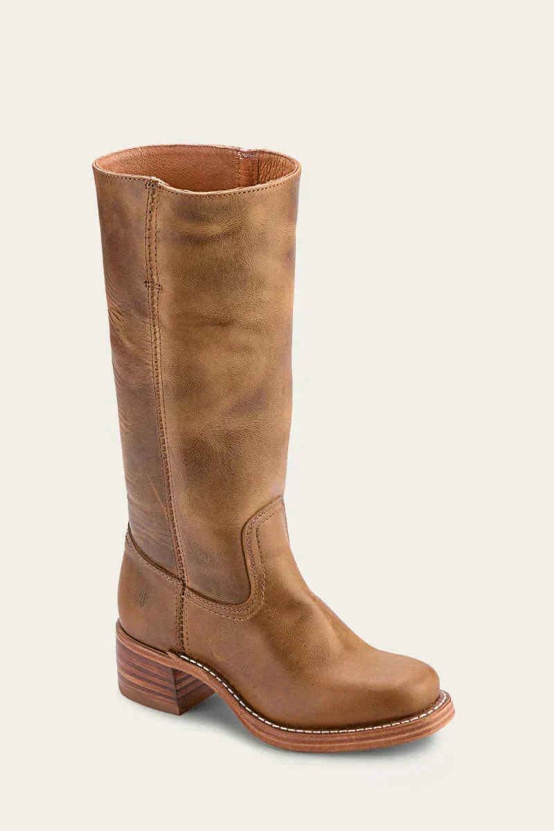 Women's Mid-Calf Block Heel Boots