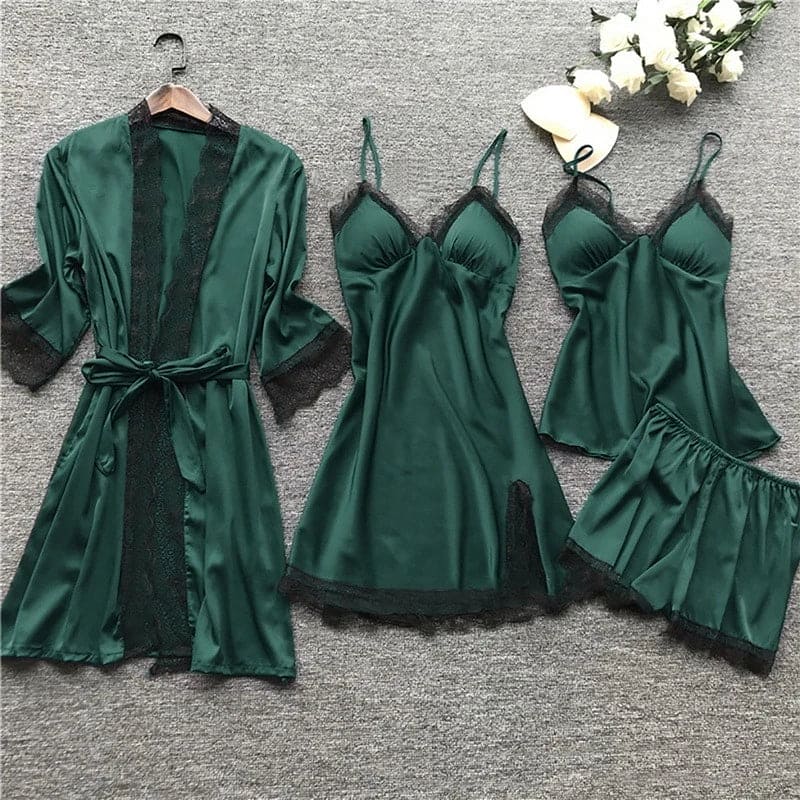 Women's pajamas with shirt and shorts
