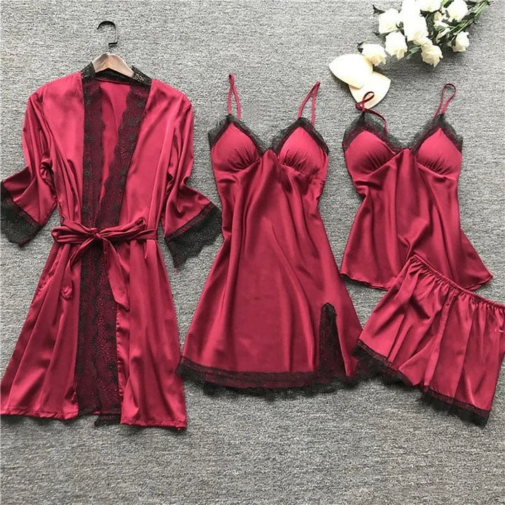 Women's pajamas with shirt and shorts