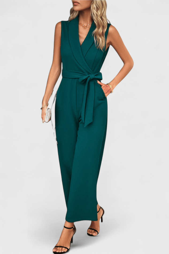 Karolina | Elegant Women's Wrap Jumpsuit
