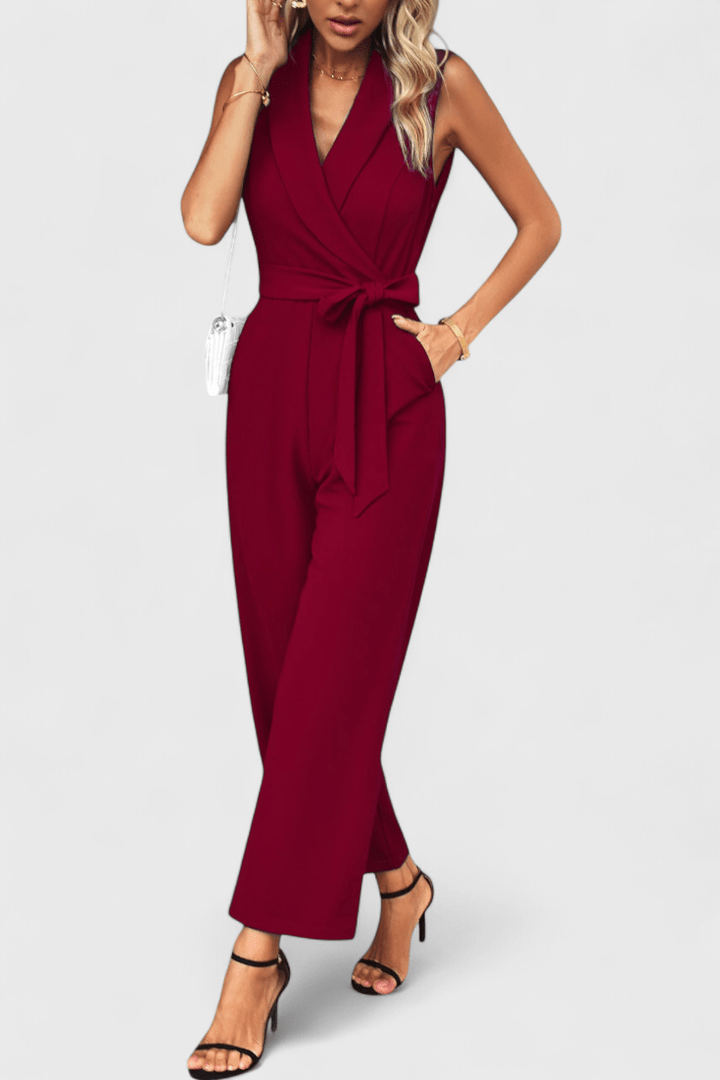 Karolina | Elegant Women's Wrap Jumpsuit